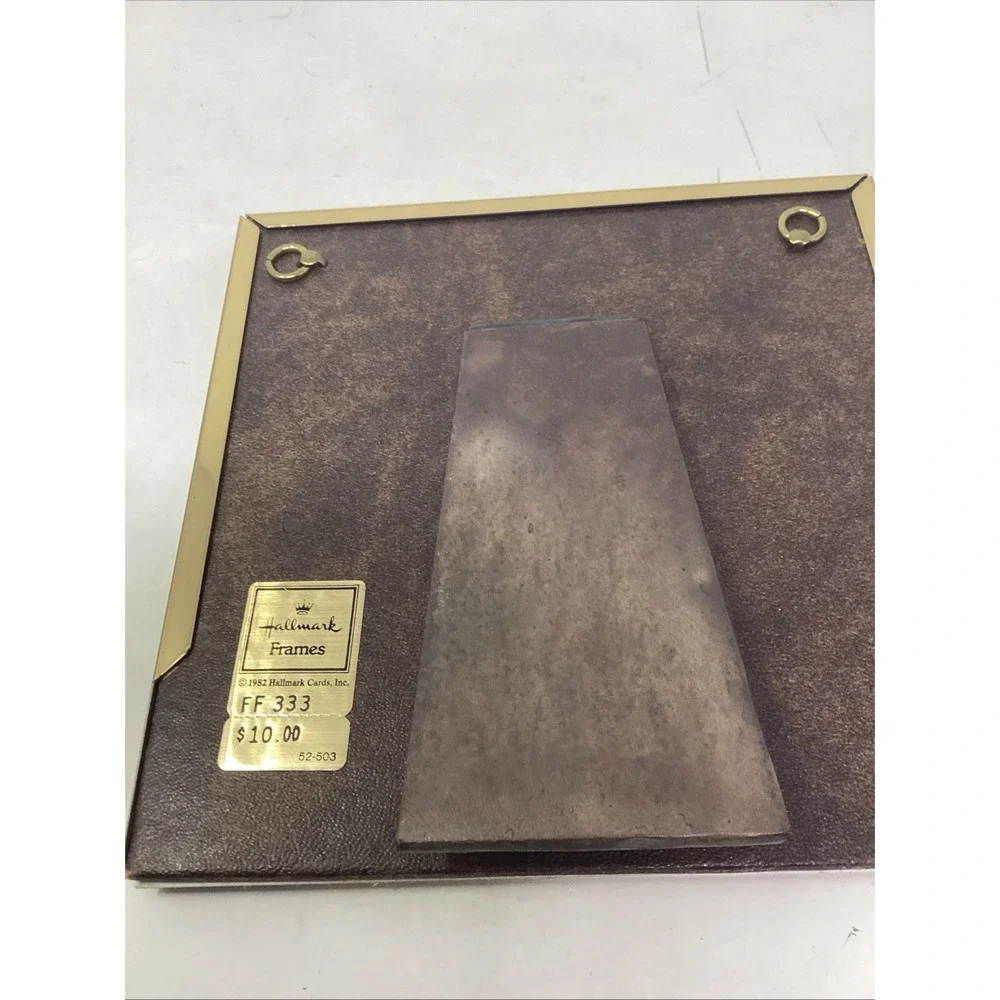 Vtg 1982 Hallmark Small Brass Easel 3